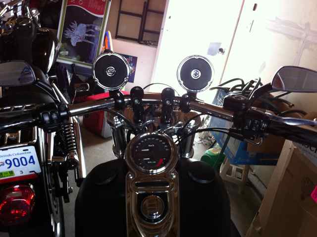 boom trikes classic family. Harley Boom Audio speakers on