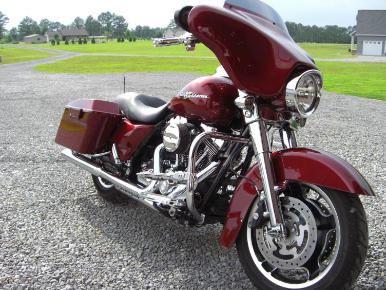 2009 harley davidson street glide,flhx.red hot sunglo - Harley Davidson 