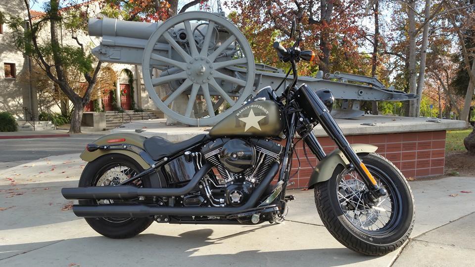 Captain america softail hotsell slim