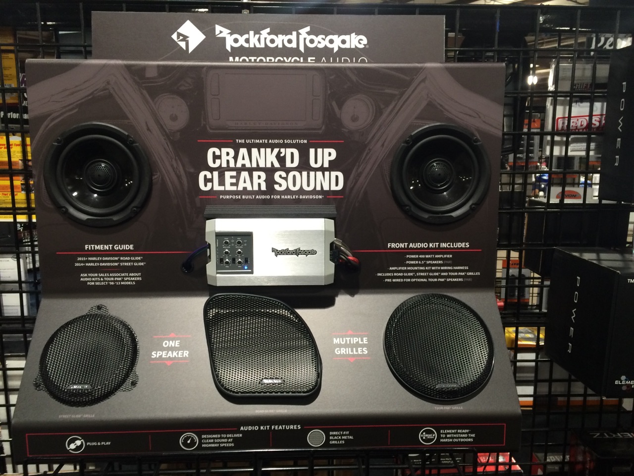 rockford fosgate harley stereo