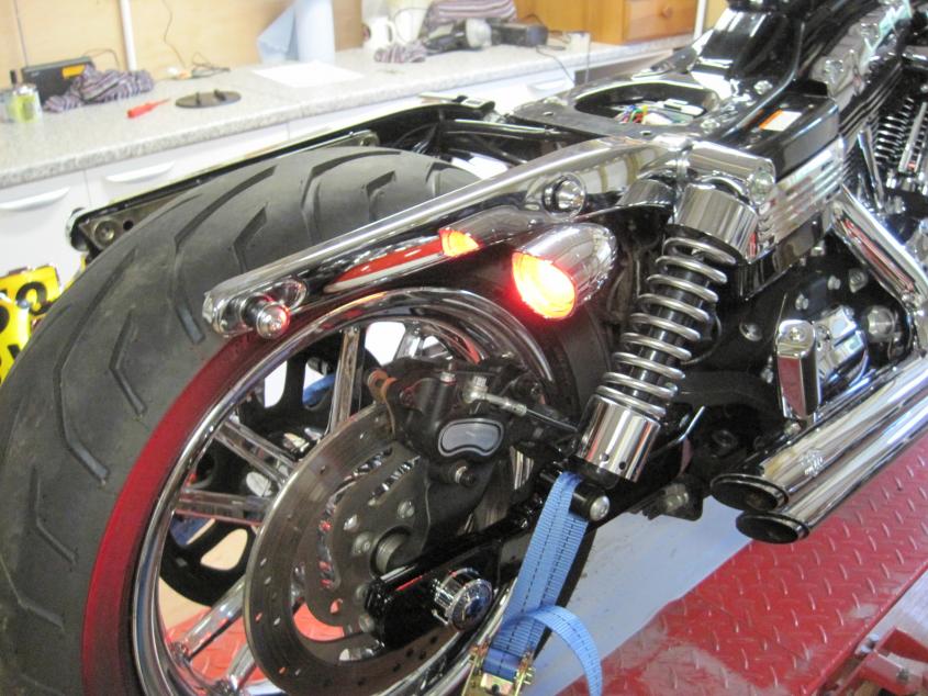 Relocating Rear Turn Signals Harley Davidson Forums