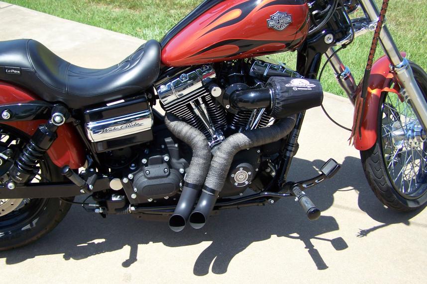 custom dyna exhaust