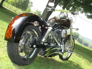 Lowering wide glide with wide tire kit - Harley Davidson Forums