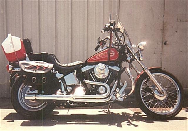 throw over saddlebags for softail