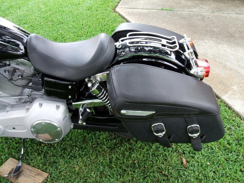 road king with hard bags