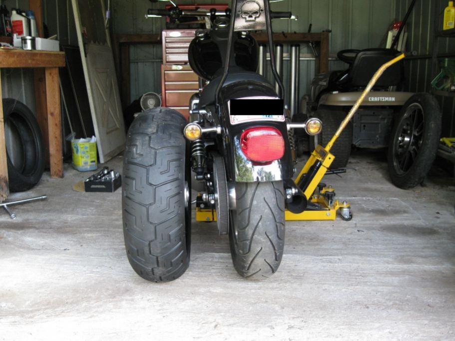 200mm rear tire on Street Bob Page 10 Harley Davidson Forums