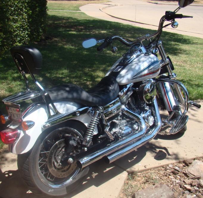 Pull backs with stock superglide bars - Harley Davidson Forums