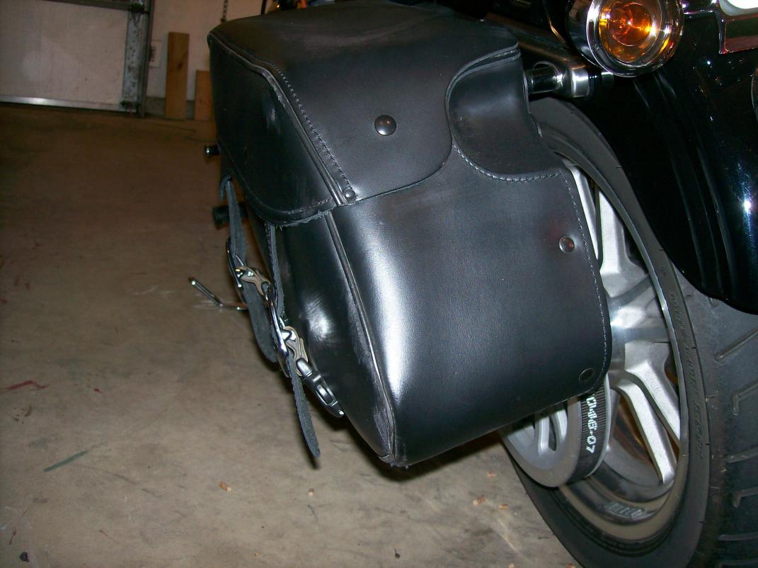 used harley saddlebags