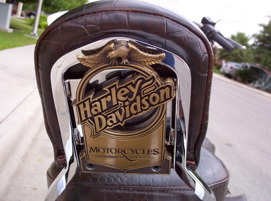 harley davidson backrest emblem