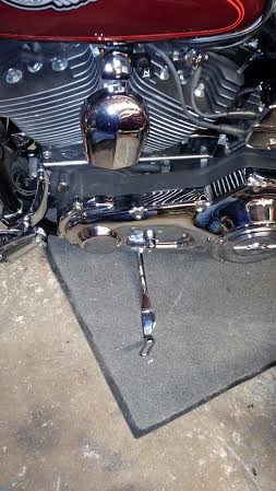 harley jiffy stand adjustment