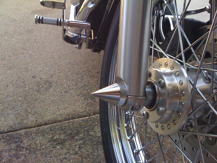 spiked axle nut covers harley davidson