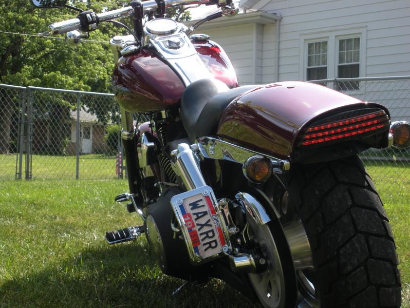 Harley ford dyna tri-bar led tail light #2
