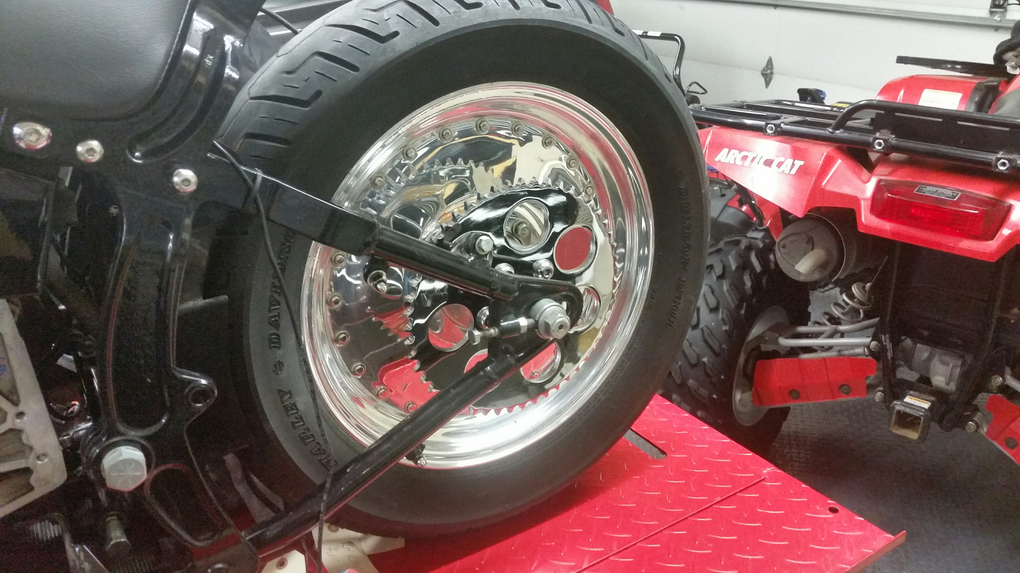 softail chain conversion