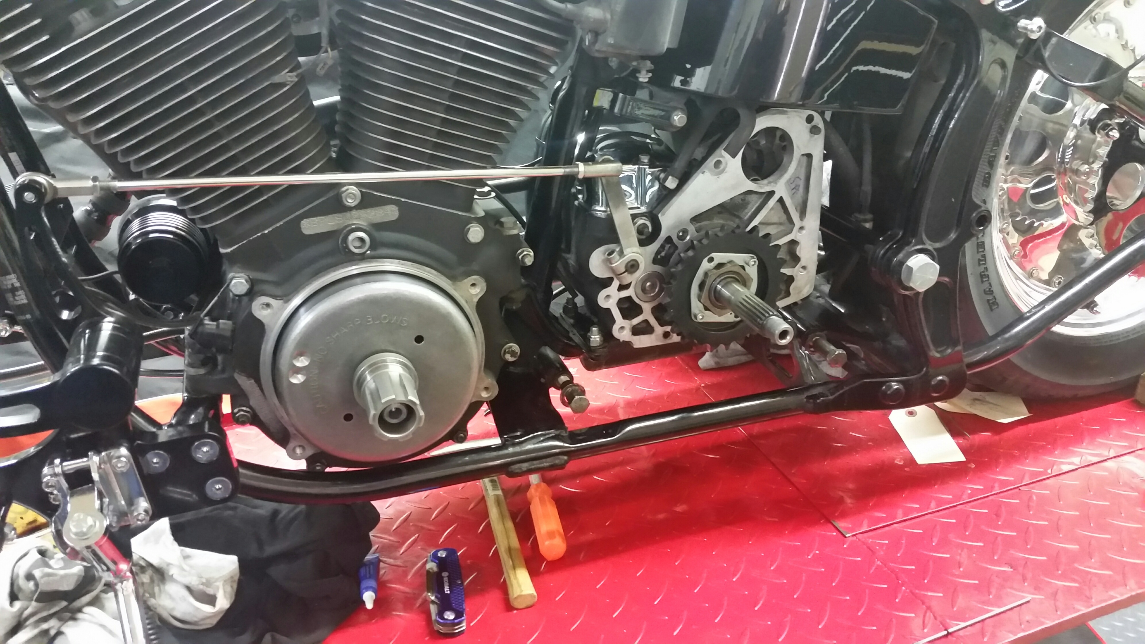 softail chain conversion