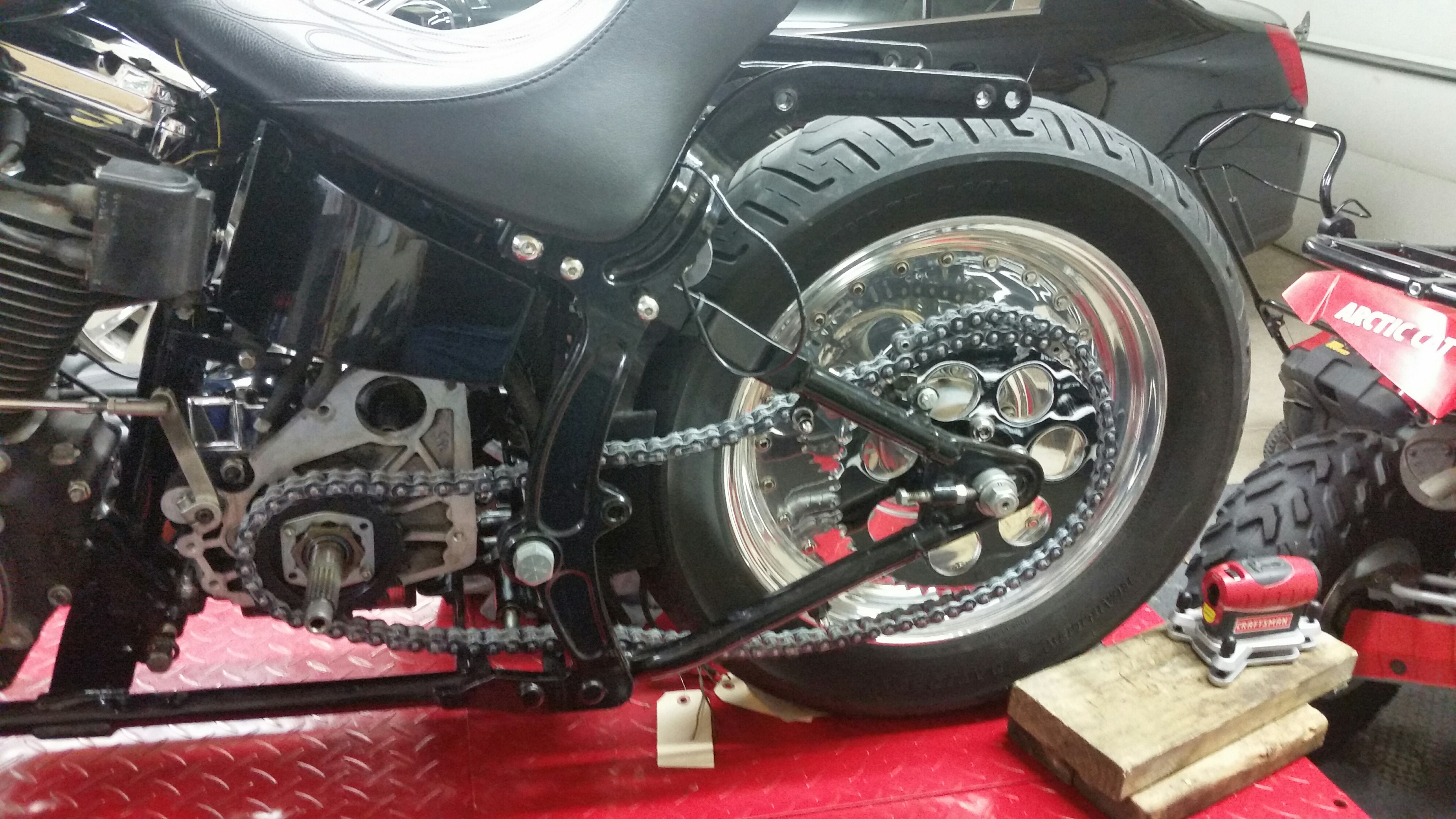 softail chain conversion