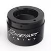 Rinehart End Caps - 4 inch Black/Chrome-2_4inch_blk_100-0205.jpg