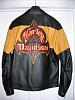 Genuine Harley Leather Jacket - Mens Size Medium-back.jpg