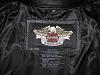 Genuine Harley Leather Jacket - Mens Size Medium-logo.jpg