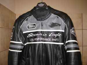 harley davidson screamin eagle leather jacket