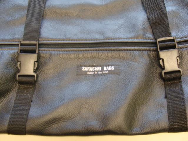 F.S ( New )Saraceni Leather Roll Bag 20x8 - Harley Davidson Forums