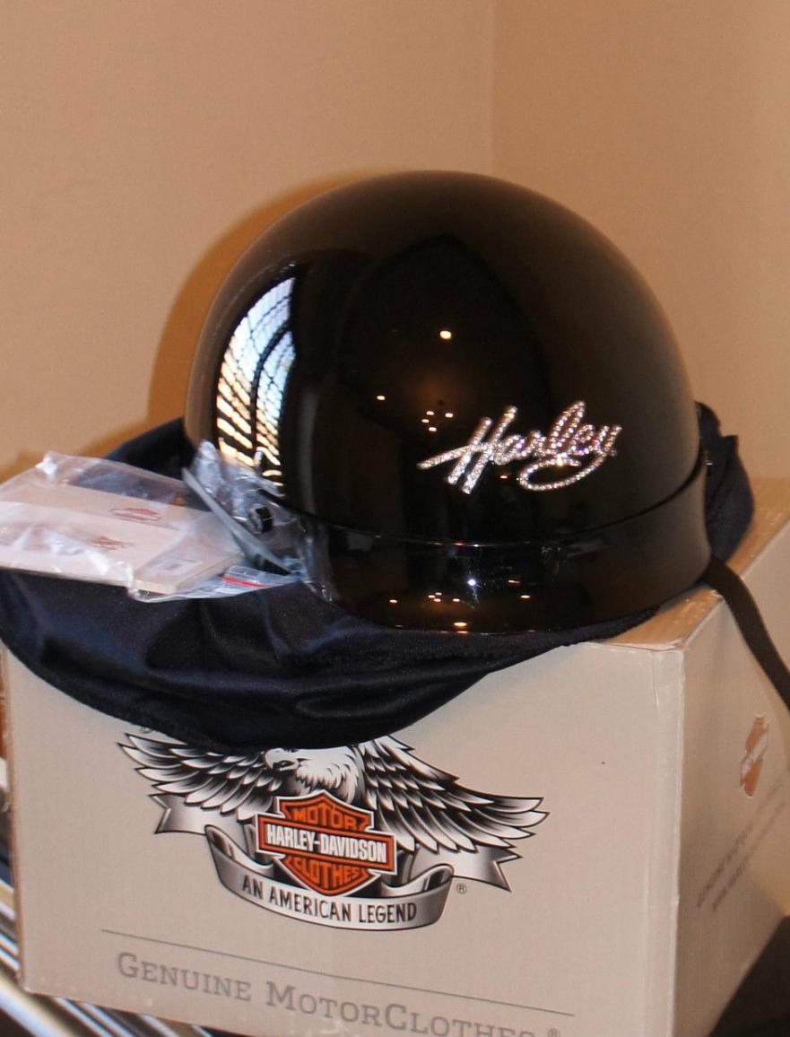 Fs ladies bling 1/2 helmet size s - Harley Davidson Forums