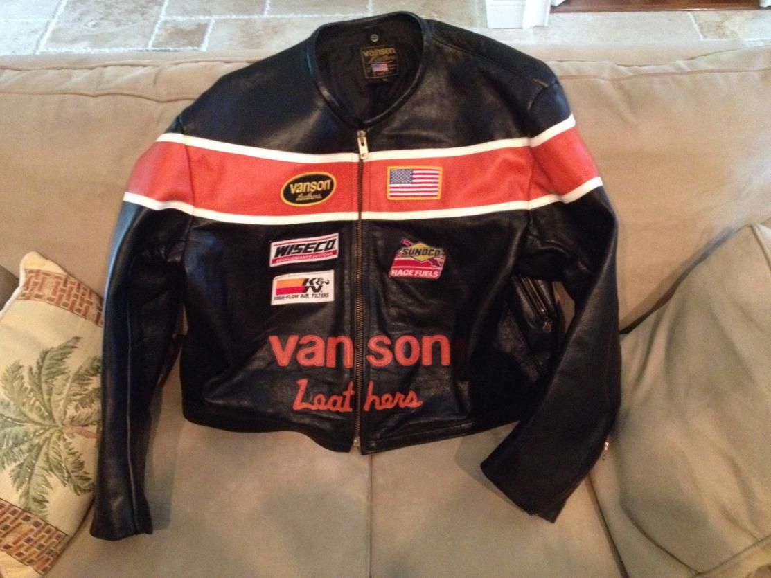 Custom Vanson Jacket size 56 like new! - Harley Davidson Forums