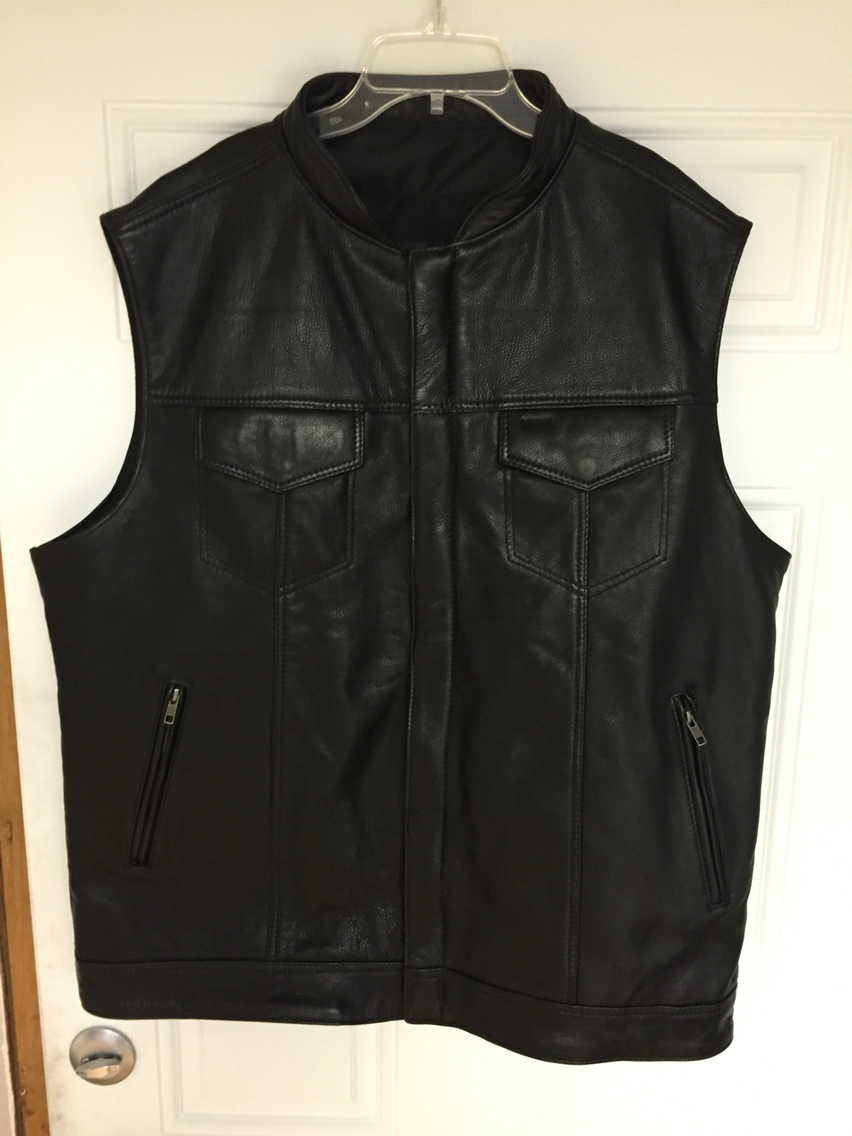 Fox Creek Rebel vest with zipper size 52 - Harley Davidson Forums
