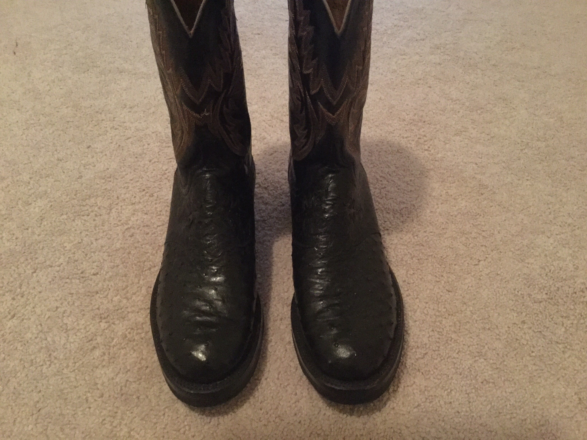 Lucchese 2000 Full Quill Ostrich boots - Harley Davidson Forums