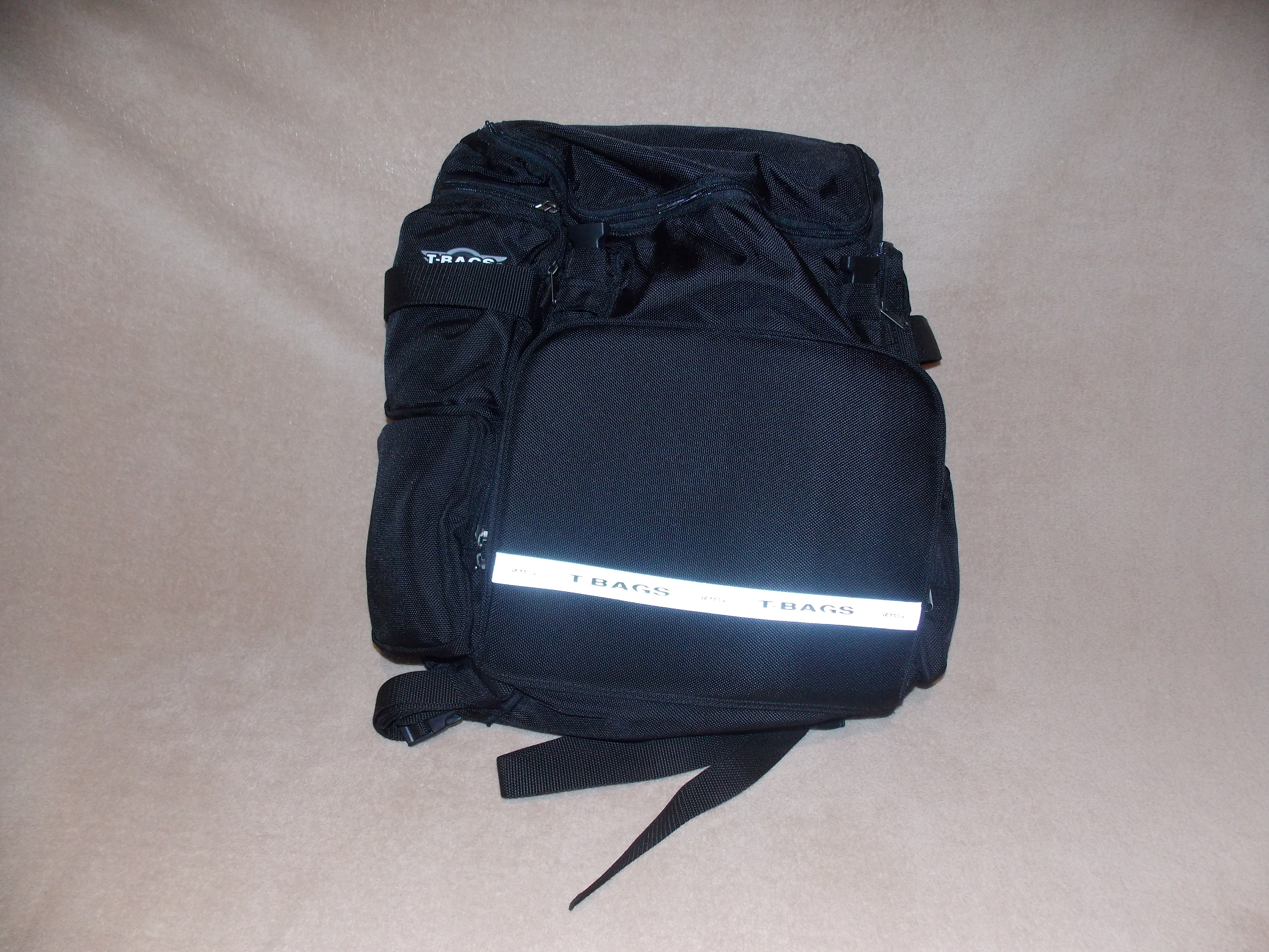 T-Bags Universal Expandable w/Top Roll & Net - Harley Davidson Forums