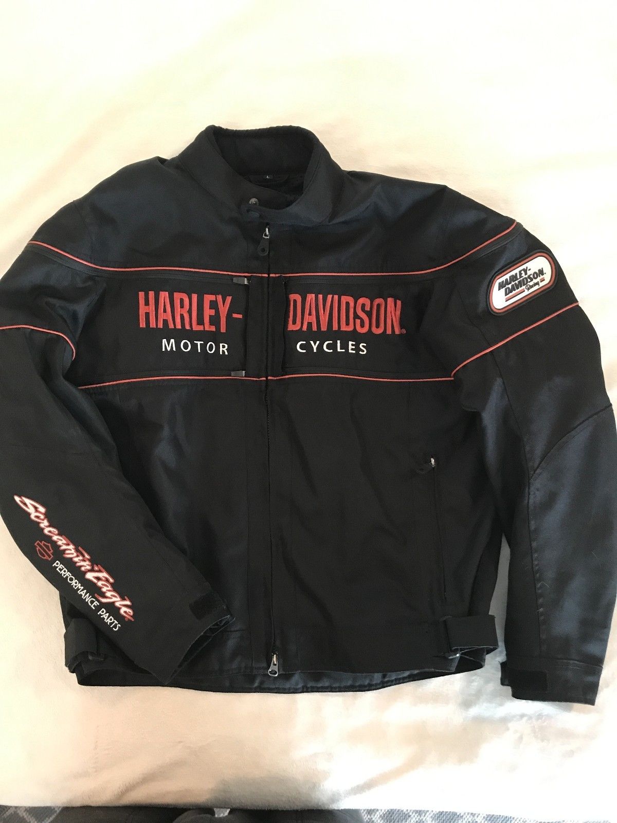 Harley Davidson Mens Large Screamin Eagle Switchback Jacket #98281-07VM ...