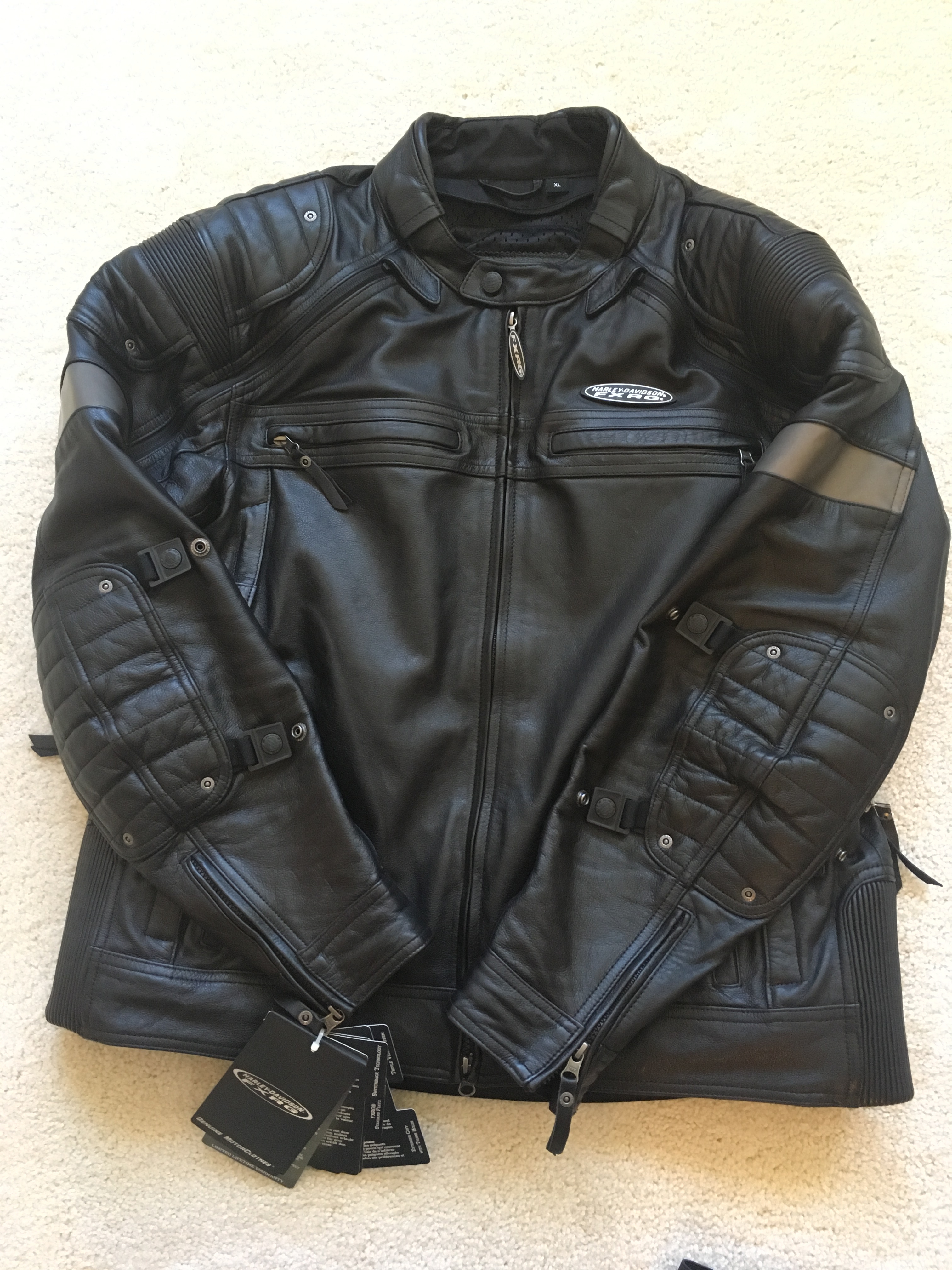HARLEY DAVIDSON FXRG Leather PANTS | 27096 | Size: XL m 38
