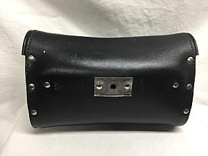Genuine HD Leather Road King Windshield bag-photo810.jpg
