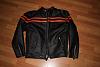 Black / Orange Leather Jacket Size Large-img_0750.jpg