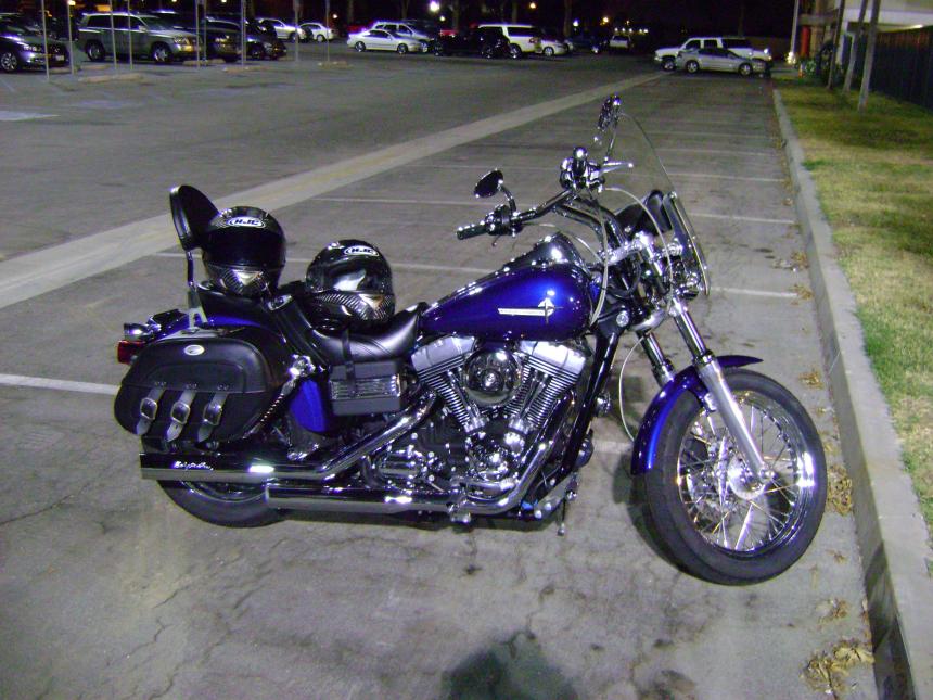 deep cobalt blue harley