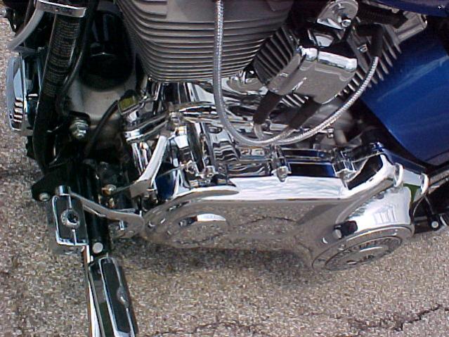 chrome inner primary harley touring