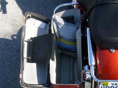 packable motorcycle cover