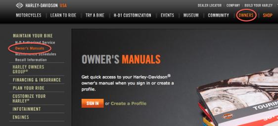 Pdf Files For Owners Manuals Harley Davidson Forums