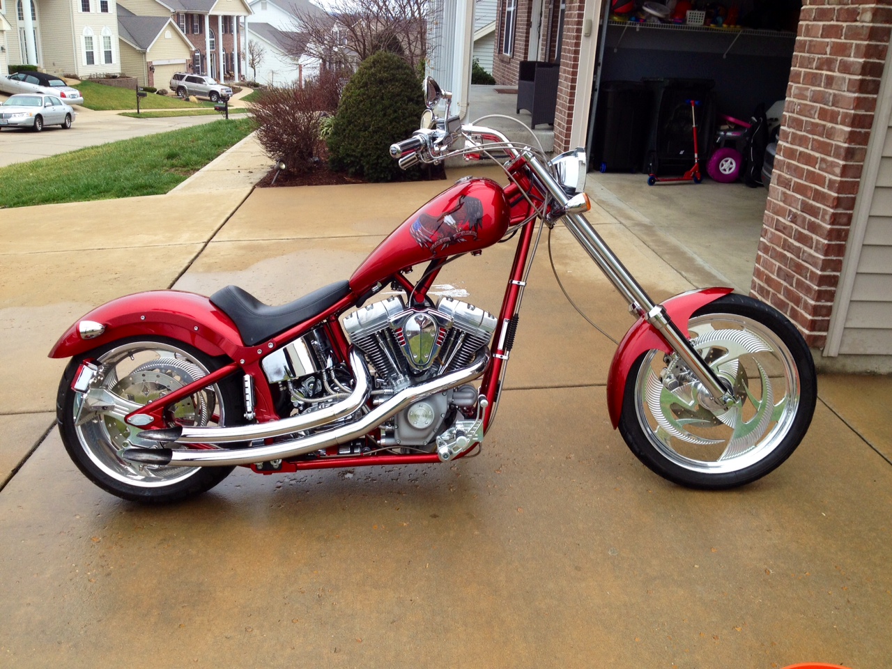 9 More Red, White, and Blue Harley Custom Paint Jobs ...