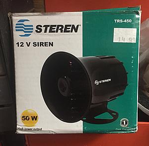 The Radio Shack siren install.-image.jpg