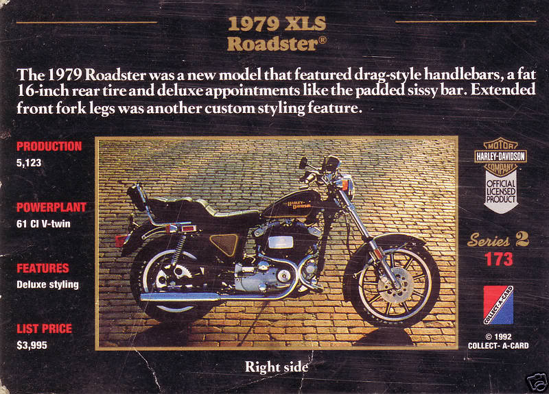 1979 harley davidson hot sale xls 1000 roadster