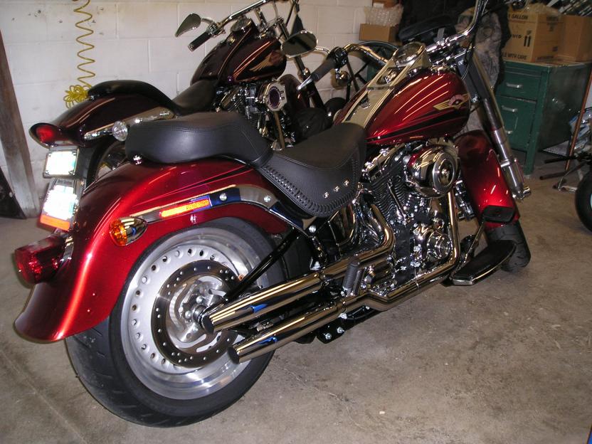 CHEAP!! 2008 Fat Boy for sale. Candy Red Sunglo 500 miles - Harley Davidson Forums