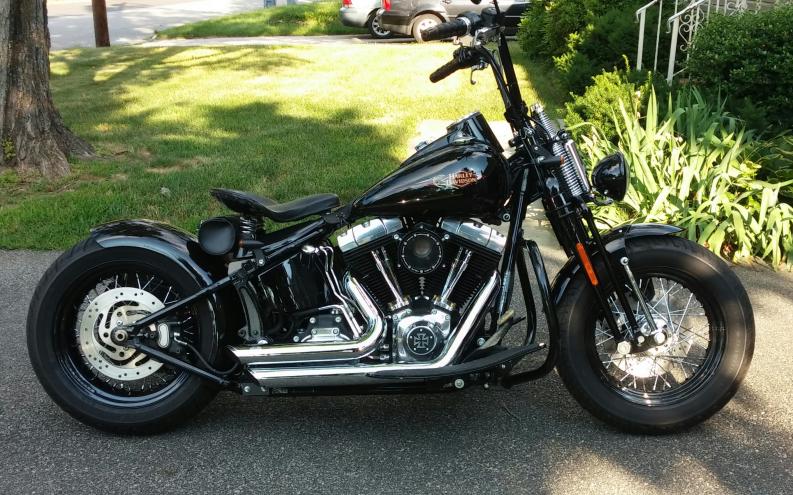 harley cross bones bobber