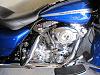 2007 Cobalt Blue Road Glide Dallas, TX 3,820 miles-motor-left.jpg