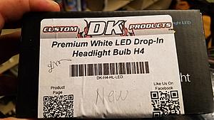 Dark Kustom H4 LED Headlight bulb..Brand new.. Shipped-20180128_120601.jpg