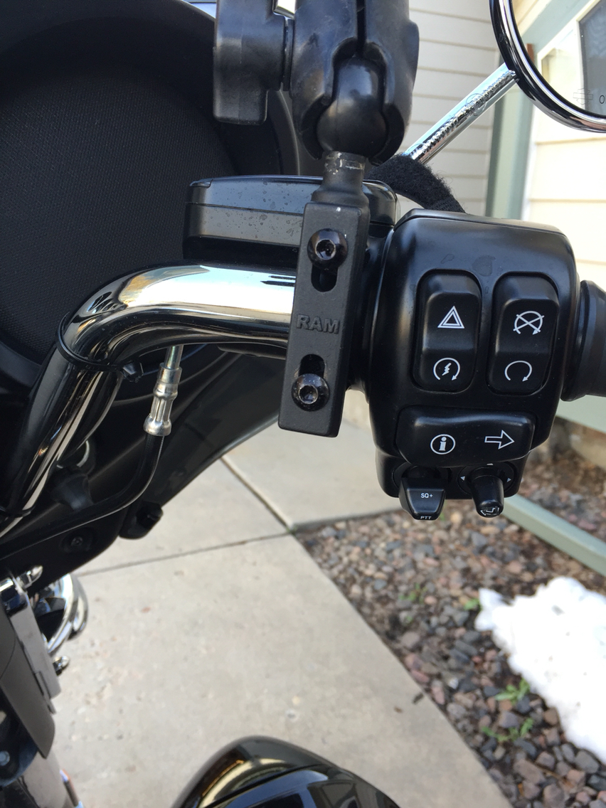 ram phone mount for harley