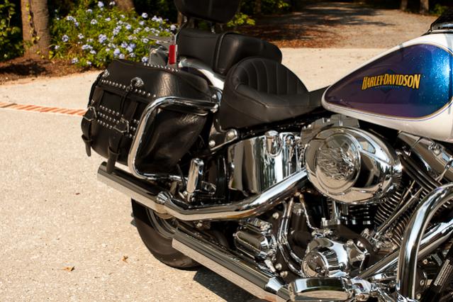 heritage softail saddlebag guards