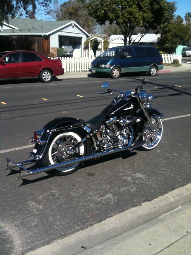 Finaily done with winter mod s on my 2005 Softail Deluxe 