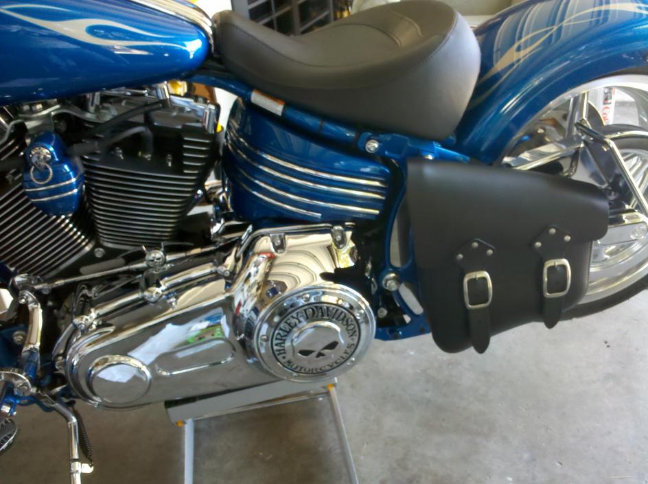 swing arm bag harley