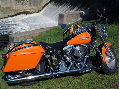 hard saddlebags for softail deluxe