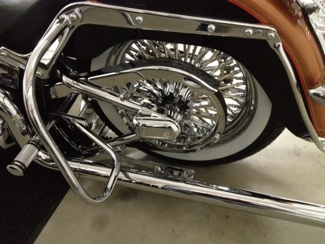 chrome swingarm covers harley davidson